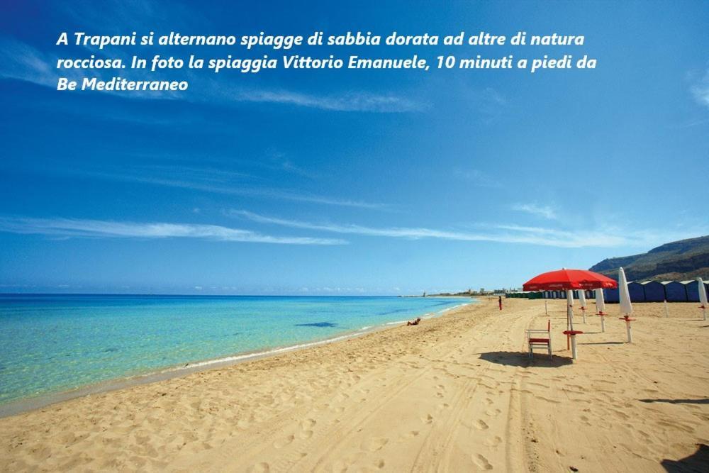 Be Mediterraneo, In Centro Sul Mare - In The Center Beach Front - 80 Mq Trapani Ngoại thất bức ảnh